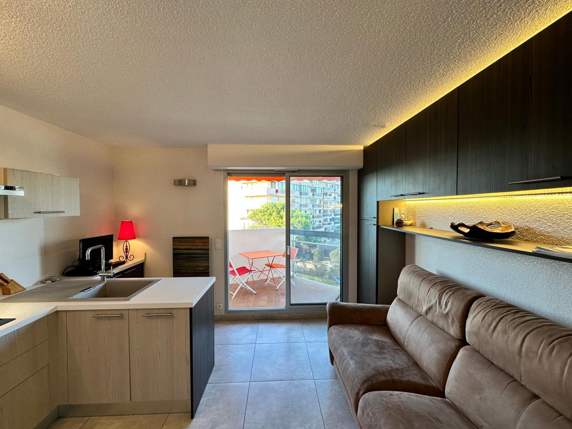 Appartement Studio Vue Sur La Marina 카네트 외부 사진